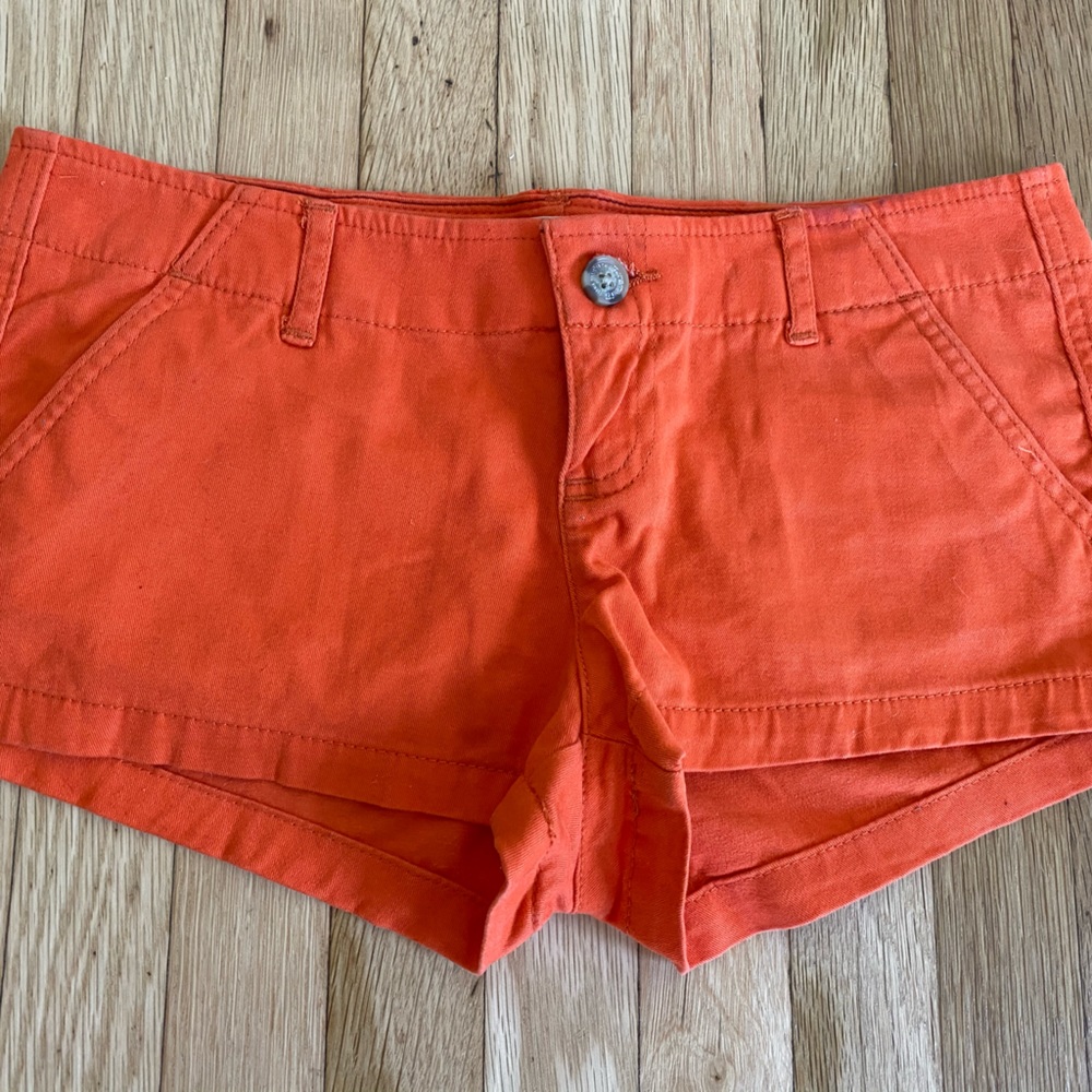 Hollister Shorts Orange sz 3